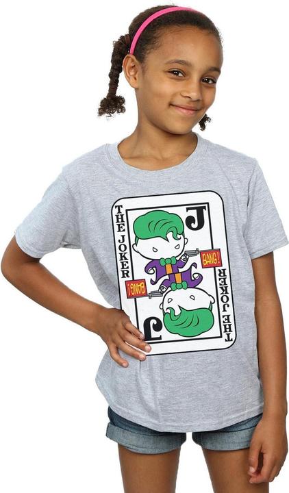 Produktbild Chibi Joker Playing Card TShirt Mädchen (116)