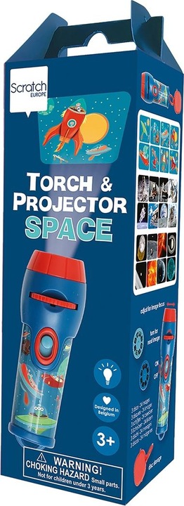 Produktbild Scratch Projektor Taschenlampe Weltraum inkl Bildscheiben (Deutsch)