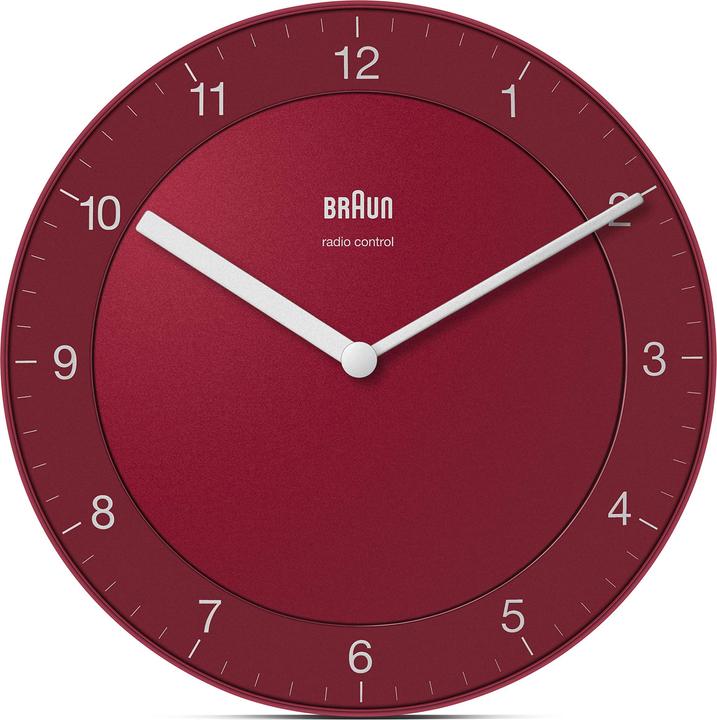 Braun Funkwanduhr (20 cm)