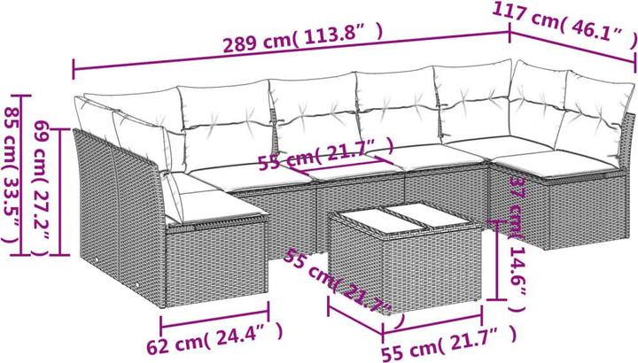 Produktbild vidaXL Truett