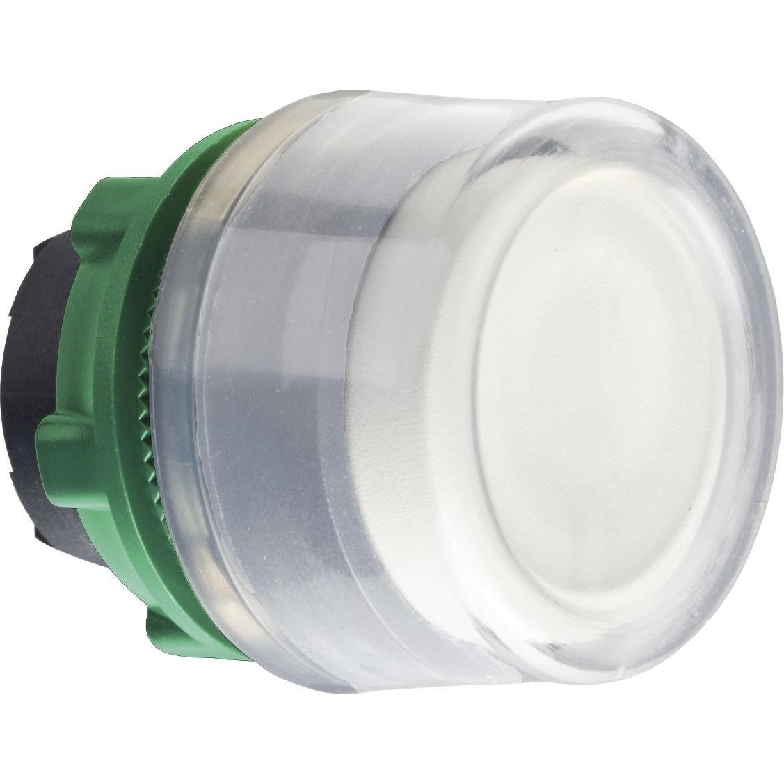 Schneider Electric Leuchtdrucktaster, Kunststoff, Front, ZB5AWCUST08, Taster + Schalter, Weiss