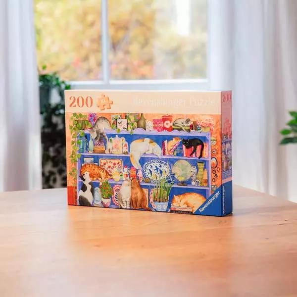 Produktbild Ravensburger Puzzle 12001367 - Katzen im Regal - Puzzle für ältere Menschen und Senioren, mit 200 (200 Teile)