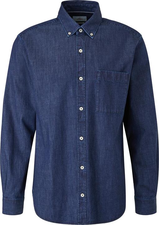 Produktbild s.Oliver Hemd Regular: Leichtes Jeanshemd (L)