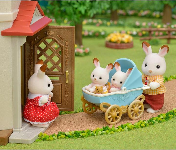 Productafbeelding Sylvanian Families Chocolade Konijn Tweeling Baby's & Kinderwagen