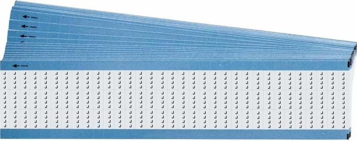 Actual product image Brady Alphabetical miniature cable labelling cards