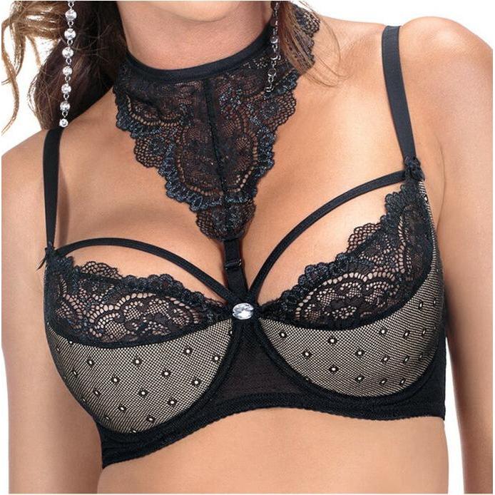 Róza, BH, Zulaj push-up bra, Schwarz, (70 D, Einzelpack)