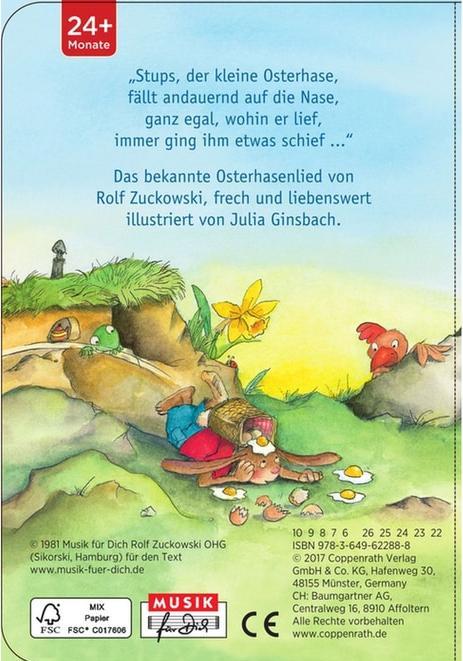 Produktbild Stups, der kleine Osterhase. Geschenkset (Deutsch, Rolf Zuckowski, 2017)