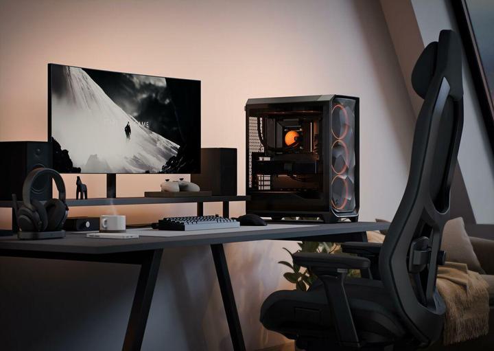 Actual product image Fractal Case Meshify 3 Black RGB TG Light Tint (ATX, Mini-ITX, mATX)