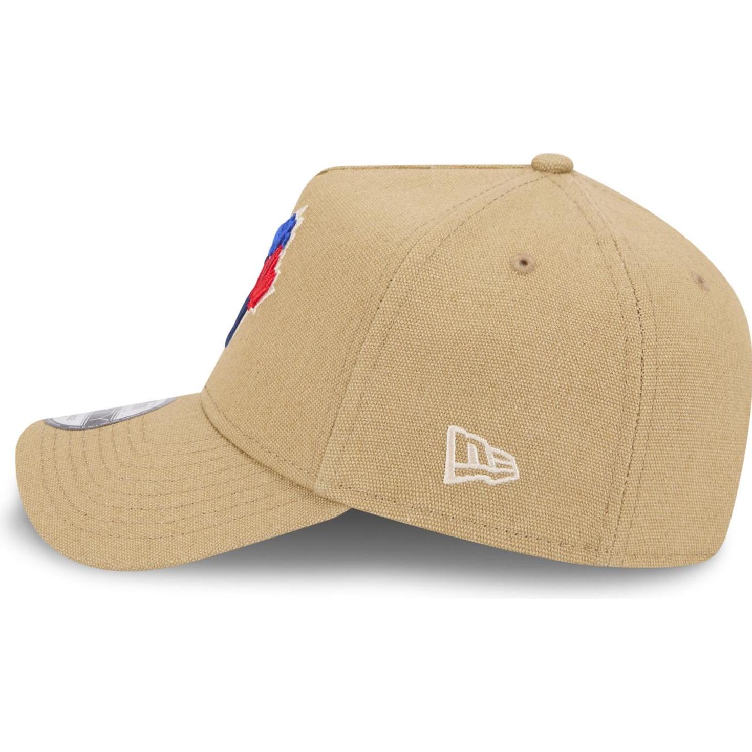 Thumbnail - New Era, Herren, Cap, A-Frame Trucker Leinen Cap - Toronto Blue Jays beige, Beige, (One Size)
