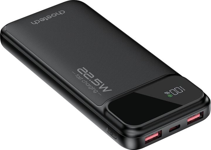 Image du produit Choetech Powerbank B728 10000mAh 22.5W PD USB-A / USB-C - noir (10000 mAh, 22.50 W, 22.50 Wh)