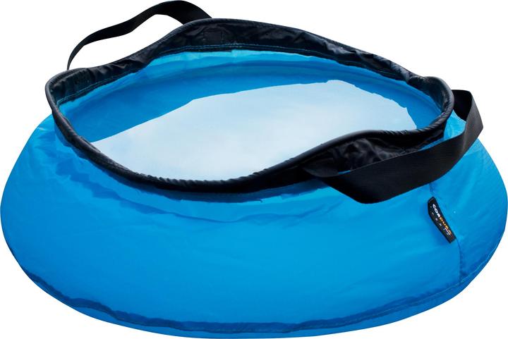 Faltbare Waschschüsseln Set 3-teilig - PP Material Grau/Weiß Für Camping & Haushalt