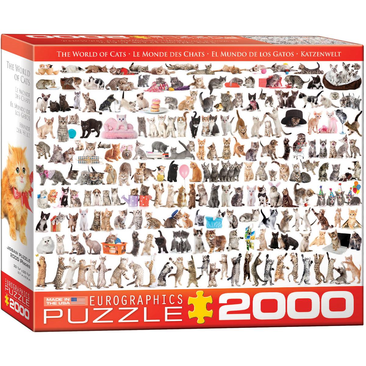 Eurographics Welt der Katzen (2000 Teile)