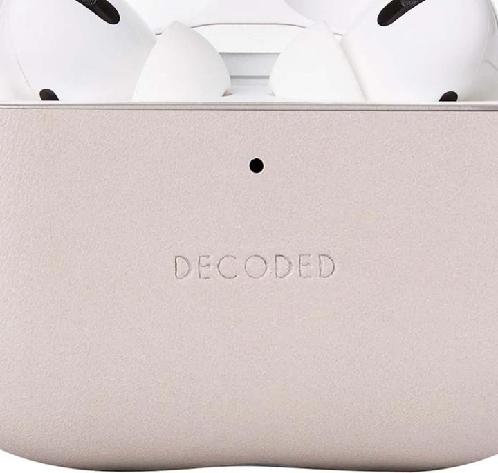 Produktbild Decoded Leather Case Apple Airpods Pro 3 Clay (Kopfhörer Hülle)