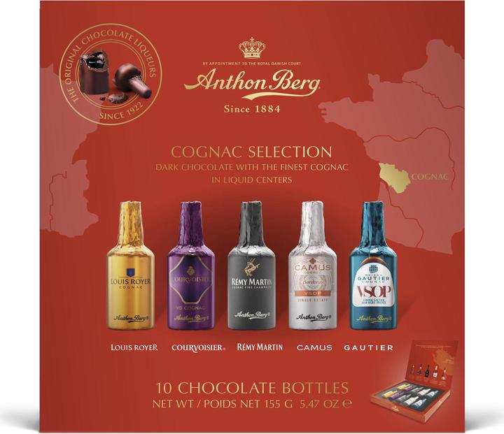 Actual product image Anthon Berg Pralinen Chocolate Cognac Selection 155 g (155 g)