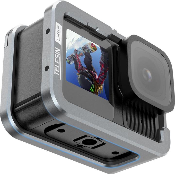 Actual product image Telesin Metal Cage V2 For GoPro HERO 13/12/11/10/9 (T-S6-FMS-14-TGP)