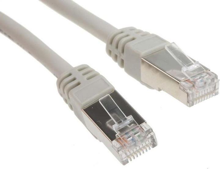 Actual product image RS PRO Patch cord Cat6 FTP LSZH Grey 15m (FTP, CAT6, 15 m)