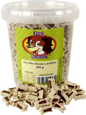 Petsnack Botjes Mini Duo Lam / Rijst (538 g)