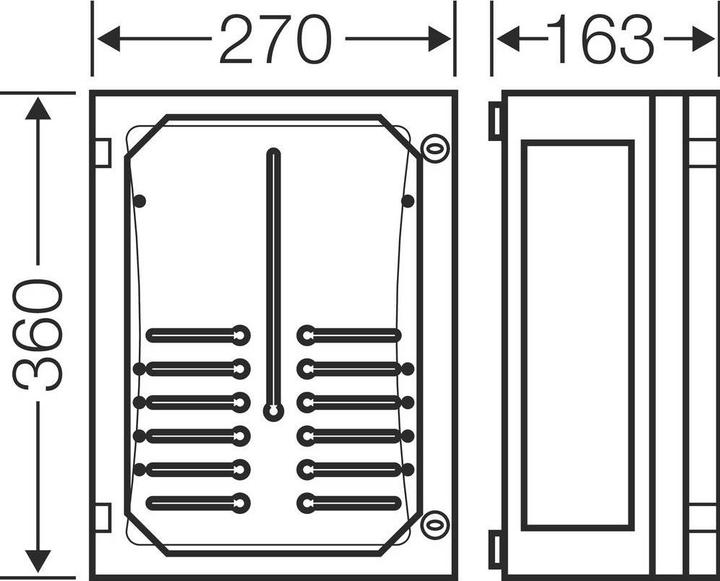 Produktbild Hensel Zählergehäuse
