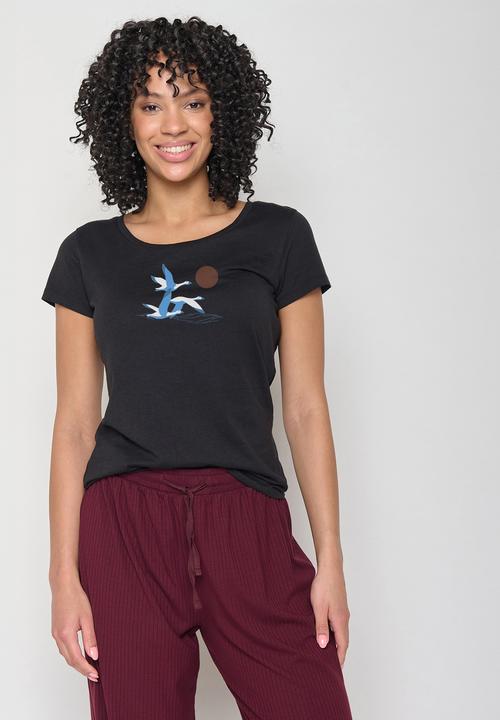 Actual product image Greenbomb T-Shirt Animal Goose Family (XS)