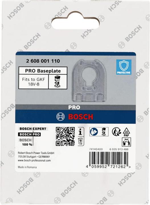 Produktbild Bosch Professional Zubehör Grundplatte D-Form für GKF18V-8/25 2608001110