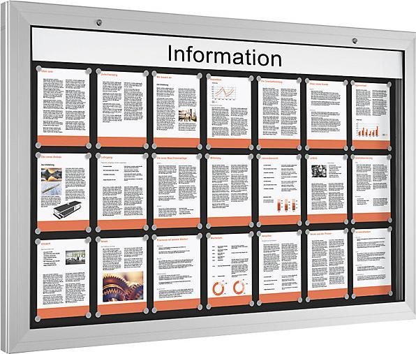 Produktbild kaiserkraft Schaukasten (Magnettafel, 160 x 102.5 cm)