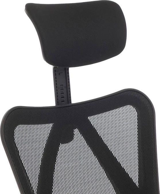 Produktbild Mendler Bürostuhl HWC-O64, ergonomisch, verstellbare Lordosenstütze Armlehne – schwarz (36 - 46 cm)