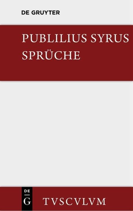 Produktbild Die Sprüche (Deutsch, PubliliusSyrus, 1969)