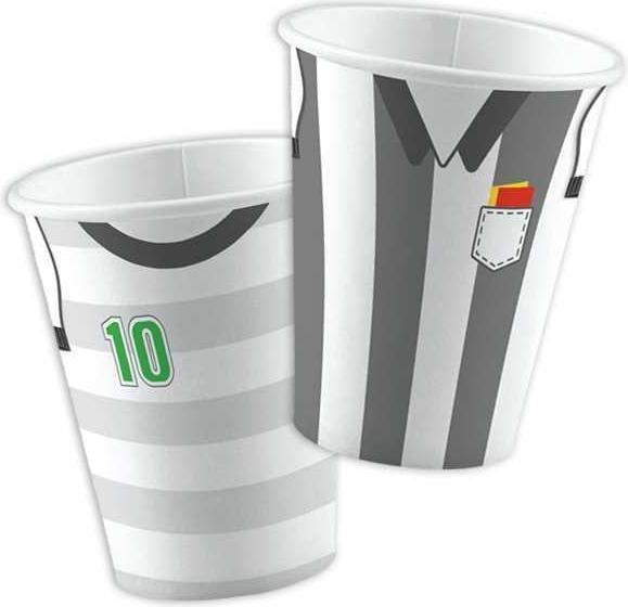 Produktbild Amscan Party Becher Fussball Trikot-Motiv Kicker Party (8 x)