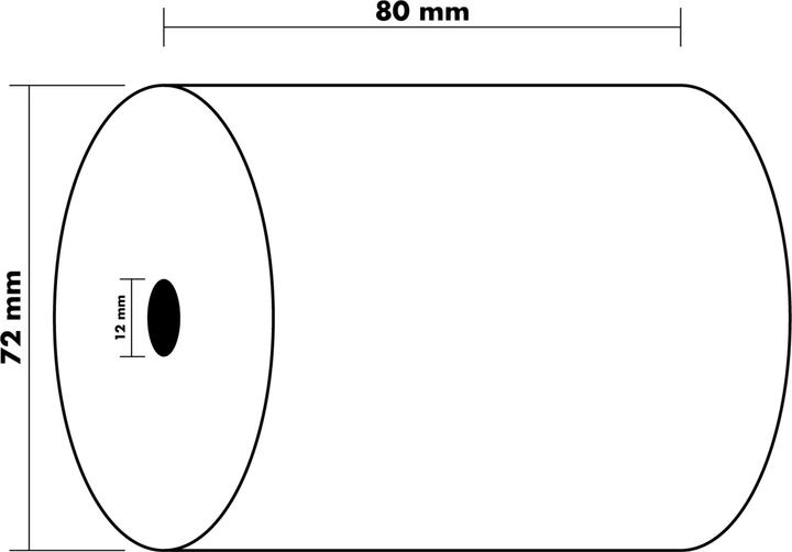 Produktbild Exacompta Thermorolle für Registrier- und Computerkassen
