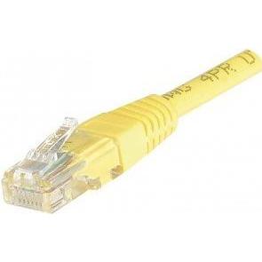 Exertis Connect Patchkabel, CAT.6, U/UTP, ungeschirmt, Kupfer, gelb, 20,0 m Patchkabel mit Rastnasenschutz (U/UTP, CAT6,...