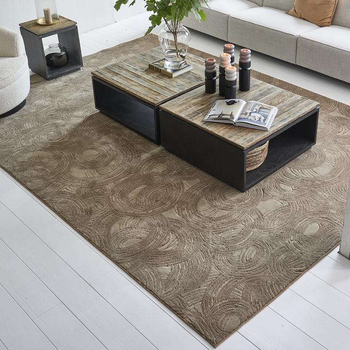 Image du produit Rivièra Maison Delfina Rug, 390x280 cm, taupe (390 x 280 cm)