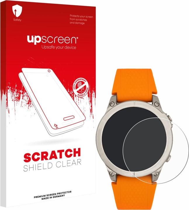 upscreen Schutzfolie für Watchmark GPS WATCH Displayschutz Displayschutzfolie Folie Klar Transparent