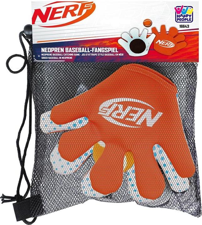 Produktbild Happy People Klettball-Spiel Nerf Neopren Baseball orange