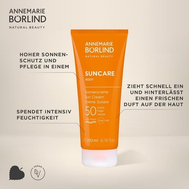 Actual product image Annemarie Börlind Sun cream (Suntan cream, SPF 50, 200 ml)