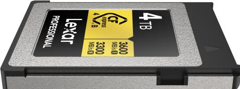 Actual product image Lexar Professional Gold (4000 GB, CFexpress type B)