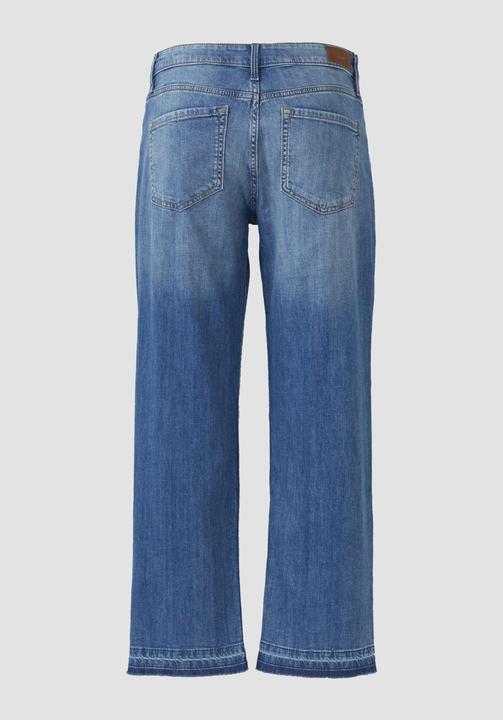 Immagine prodotto S.Oliver Jeans-Hose Cropped-Jeans Karolin / Regular Fit / Mid Rise / Straight Leg / offener Saum (46)