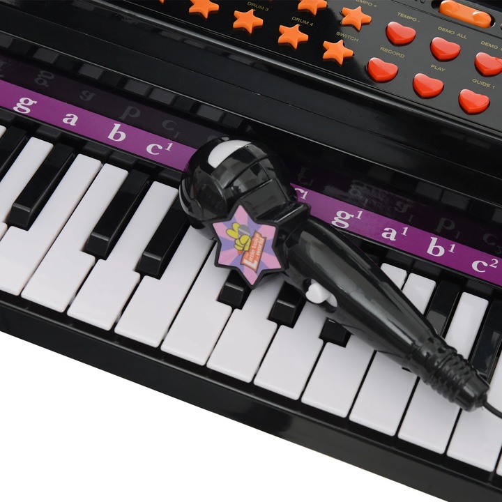 Produktbild Homcom Kinderklavier inklusive Hocker (Englisch, Deutsch)