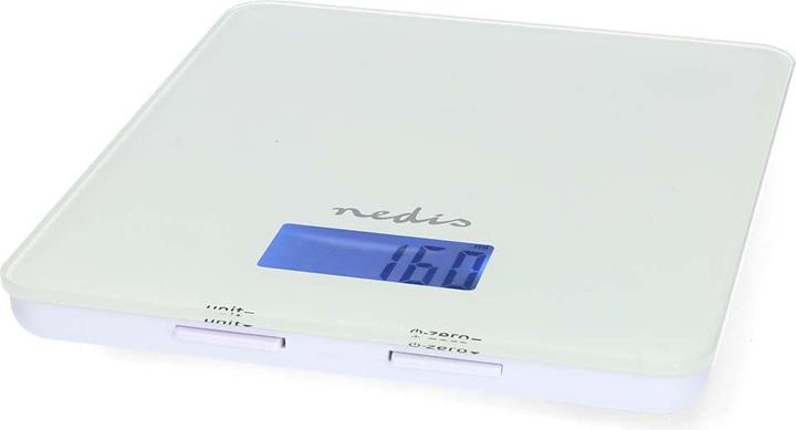 Nedis SmartLife kitchen scales Bluetooth® | glass / plastic | white