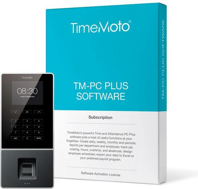 TimeMoto Set: time tracking TM-626 complete package + extension software PC-Software Plus