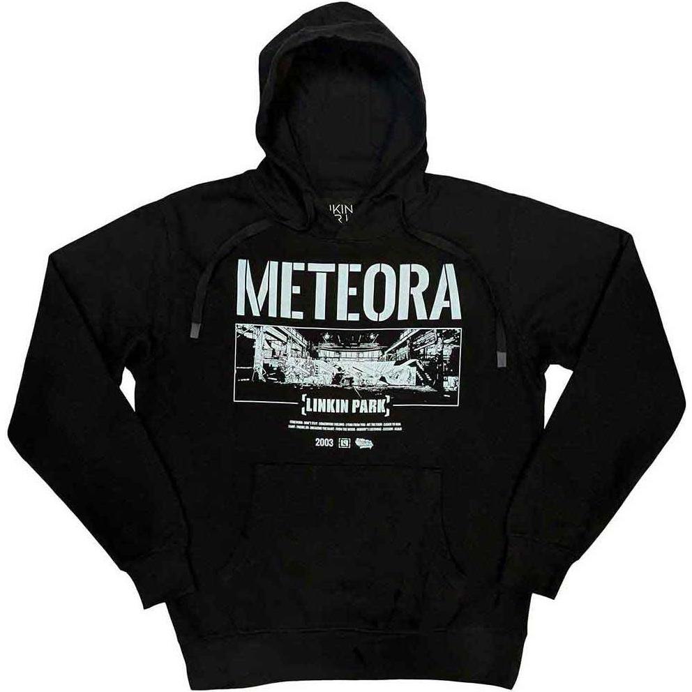 Linkin Park, Uomini, Felpa + Maglione, Meteora Wall Art (Hoodie), Nero, (M)