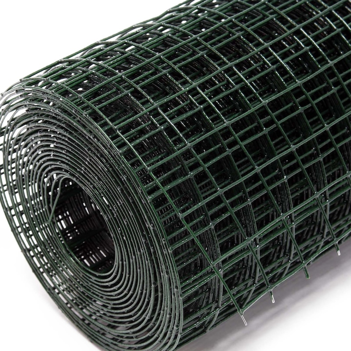 Produktbild Wiltec Volierendraht 5m 100cm 0,9mm 12x12mm Drahtgitter Maschendrahtzaun Stahl