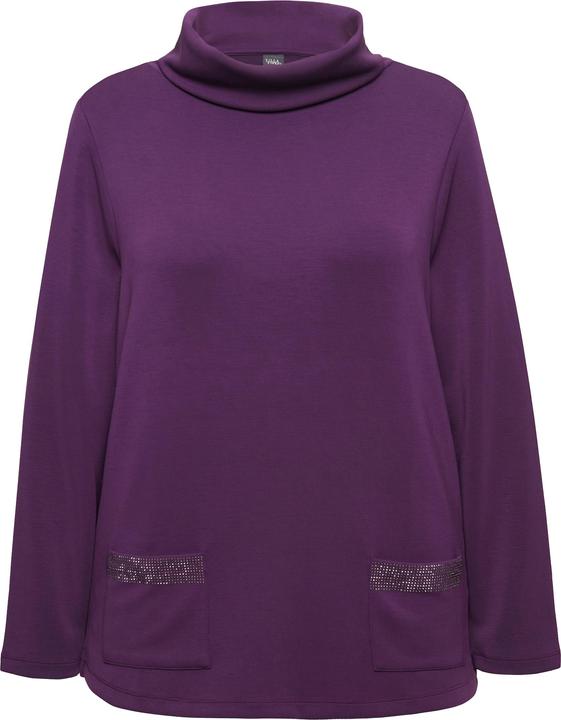 Actual product image Ulla Popken Cowl Neck Beaded Sweatshirt (42, 44)