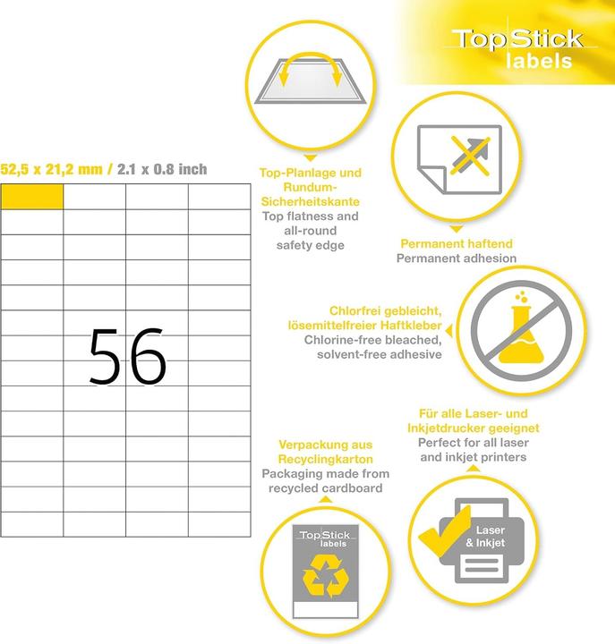 Actual product image HERMA Universal-Etiketten