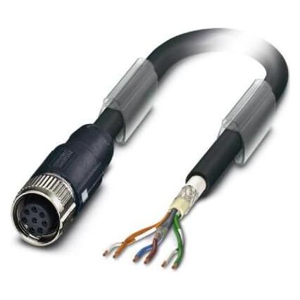 Phoenix Contact 1428584 Kabel Interface / Geslachtsadapter Zwart, Kabels + Stekkers, Zwart