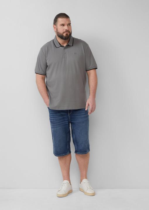 Produktbild S.Oliver Polo-Shirt Sportives Piqué-Poloshirt mit Kontrast-Details (XXL)