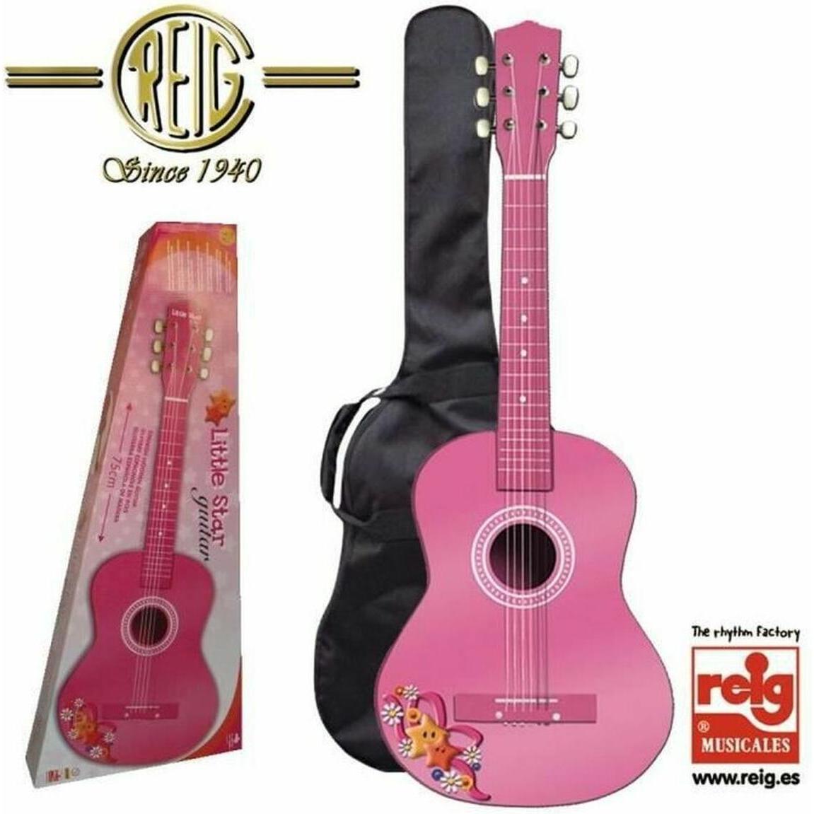 Thumbnail - Reig Kindergitarre Rosa Holz