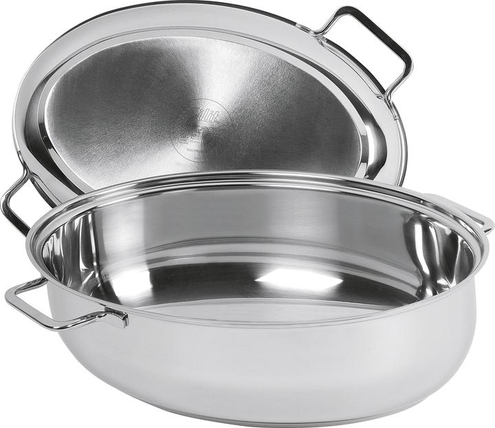 Actual product image Silit Bräter Schmortopf Gänsebräter Multibräter (Casserole + Stewpot, Stainless steel)