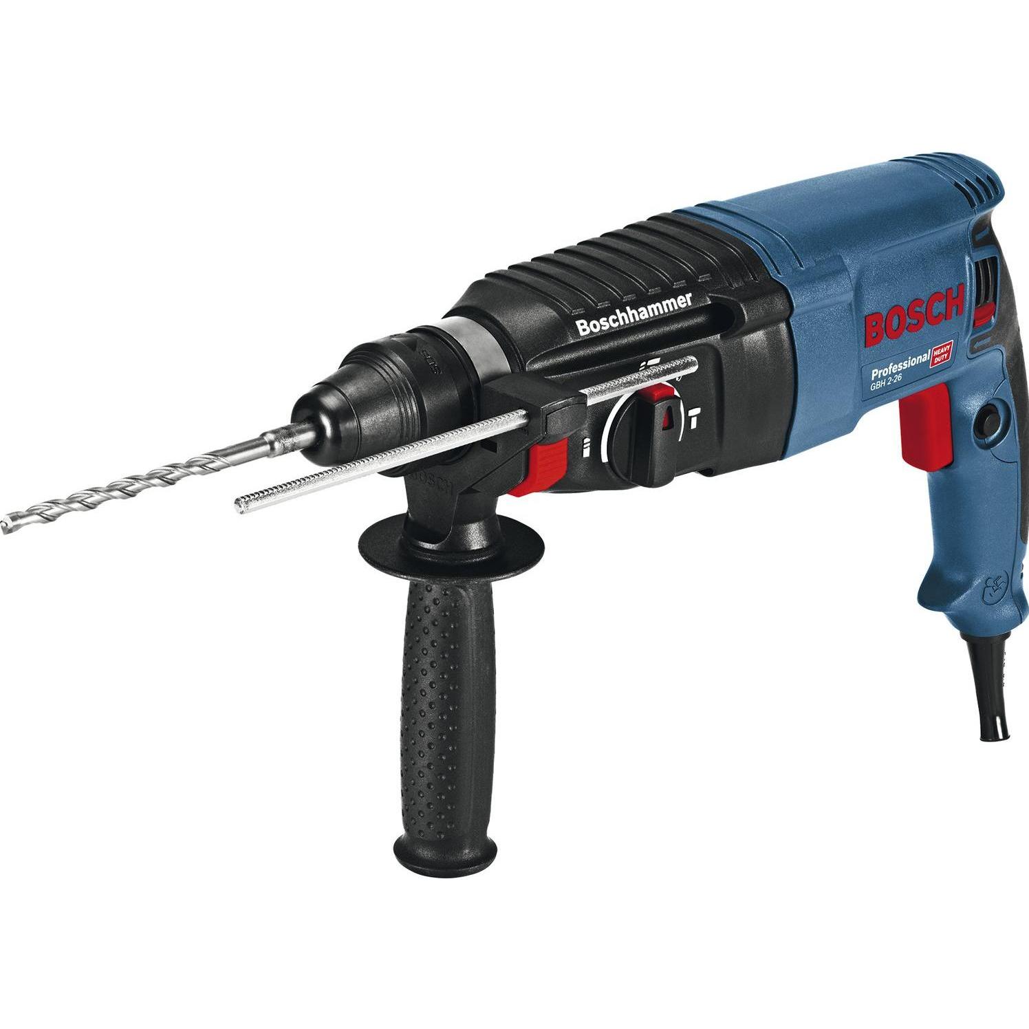 Bosch Professional, Trapano + Avvitatore a batteria, Martello rotante con SDS più GBH 2-26 con L-BOXX