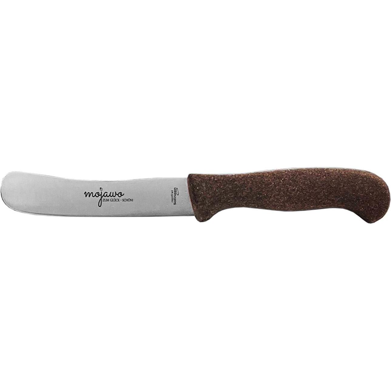 Thumbnail - Mojawo 6er Bio Frühstücksmesser Buckelsmesser Brötchenmesser Solingen, Besteck, Braun