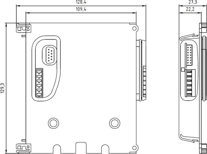 Produktbild Siemens Rückwandbusmodul 3RK1922-2BA00 1 St.